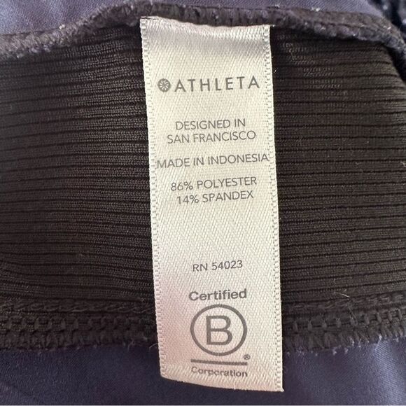 Athleta Brooklyn Jogger Pants Women’s 8 Blue Black Snakeskin Print - Picture 9 of 10